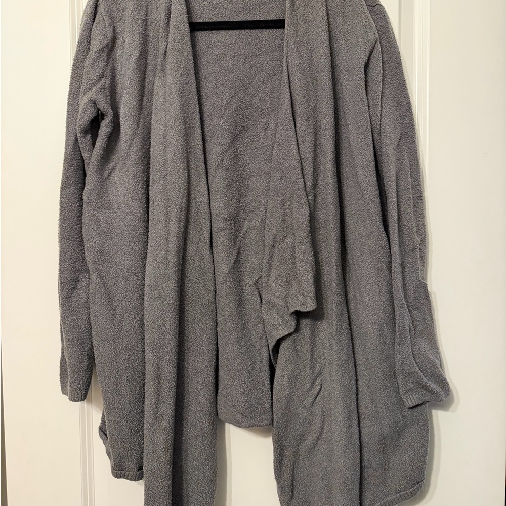 Barefoot Dreams Soft Gray Women's Cardigan